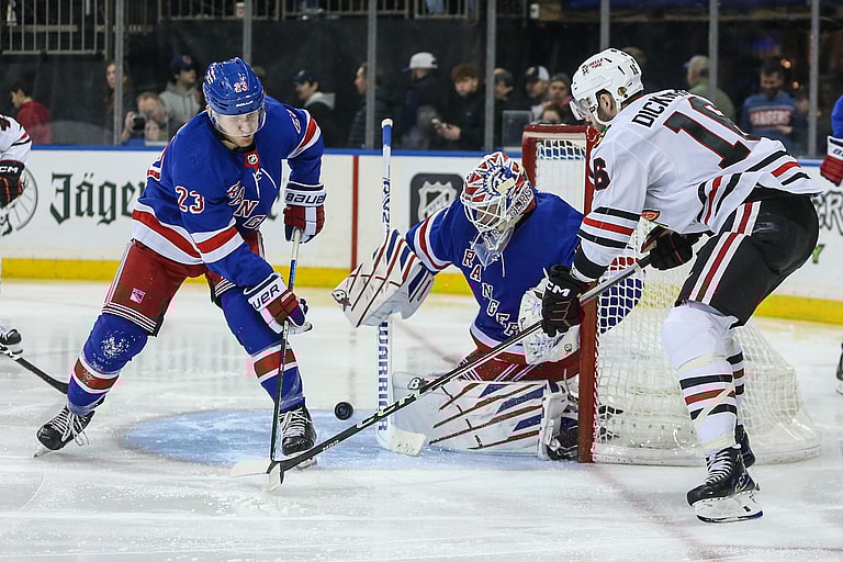 NHL: Chicago Blackhawks at New York Rangers