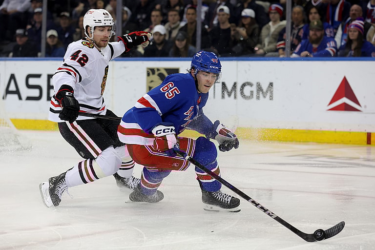 NHL: Chicago Blackhawks at New York Rangers