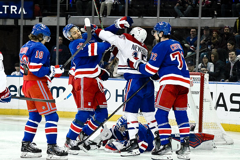 NHL: Montreal Canadiens at New York Rangers