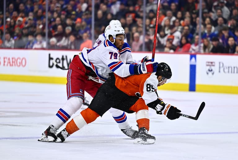 NHL: New York Rangers at Philadelphia Flyers