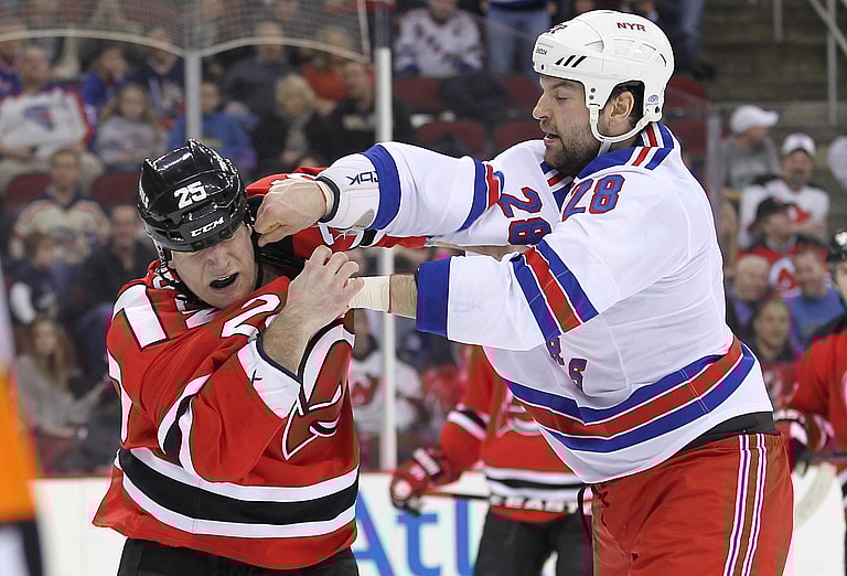 NHL: New York Rangers at New Jersey Devils
