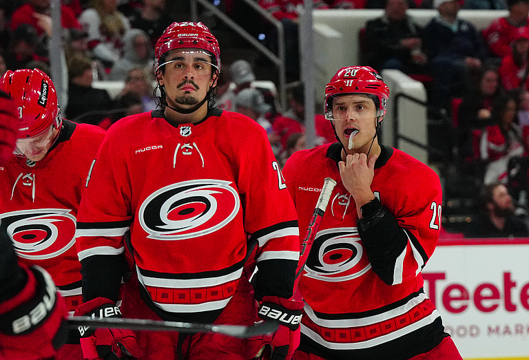 NHL: Detroit Red Wings at Carolina Hurricanes