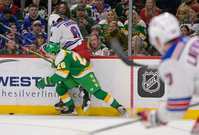 NHL: New York Rangers at Minnesota Wild