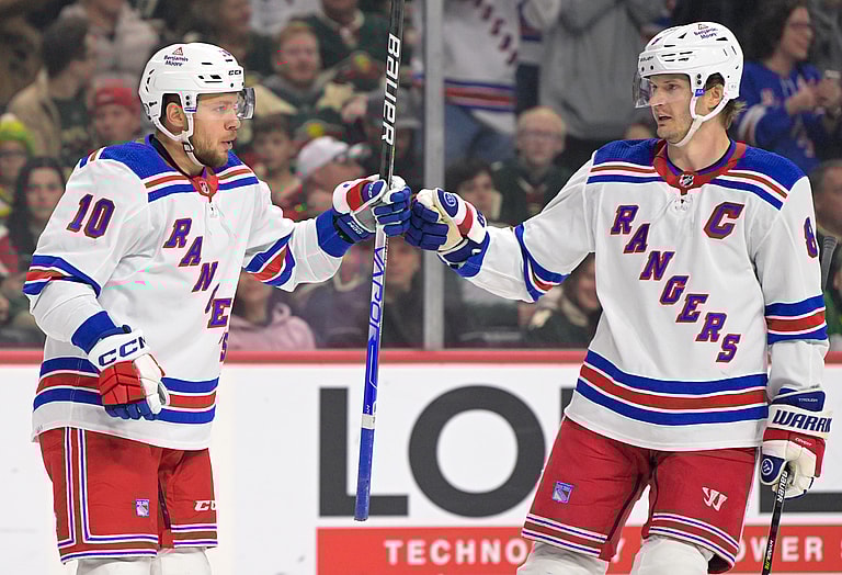 NHL: New York Rangers at Minnesota Wild