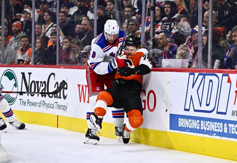 NHL: New York Rangers at Philadelphia Flyers