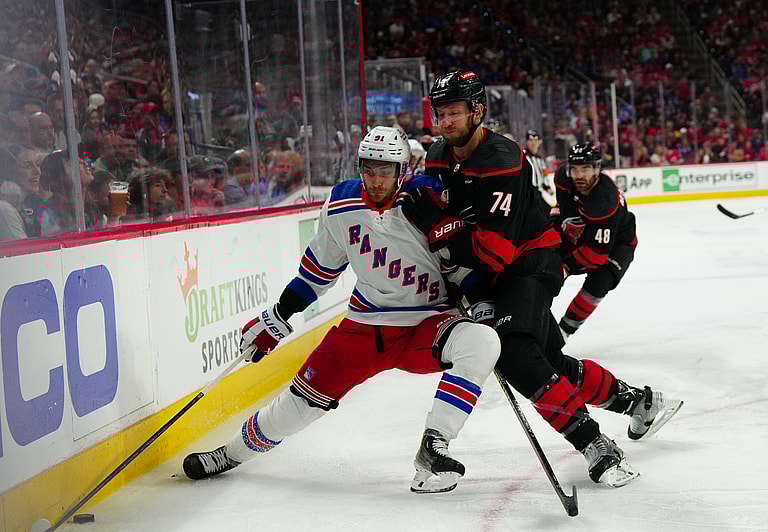 NHL: Stanley Cup Playoffs-New York Rangers at Carolina Hurricanes