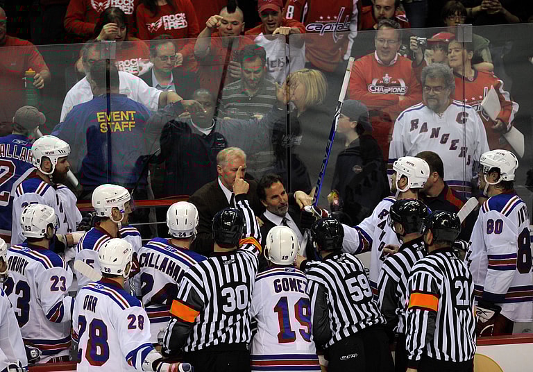 NHL: Stanley Cup Playoffs-New York Rangers at Washington Capitals
