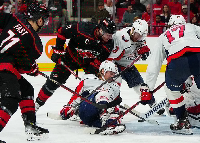 NHL: Washington Capitals at Carolina Hurricanes