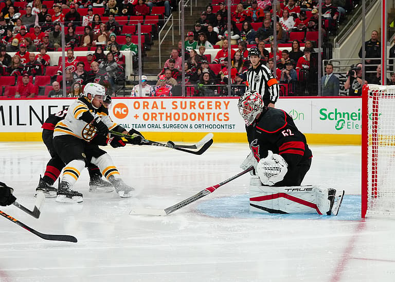 NHL: Boston Bruins at Carolina Hurricanes