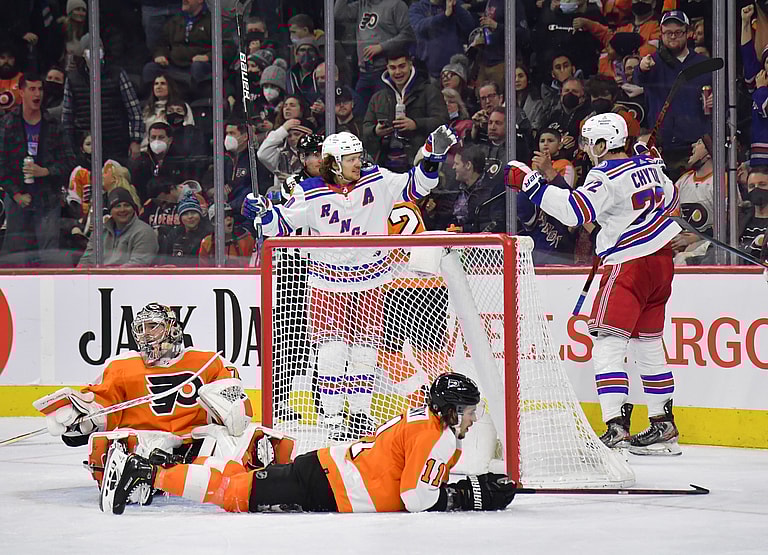 NHL: New York Rangers at Philadelphia Flyers