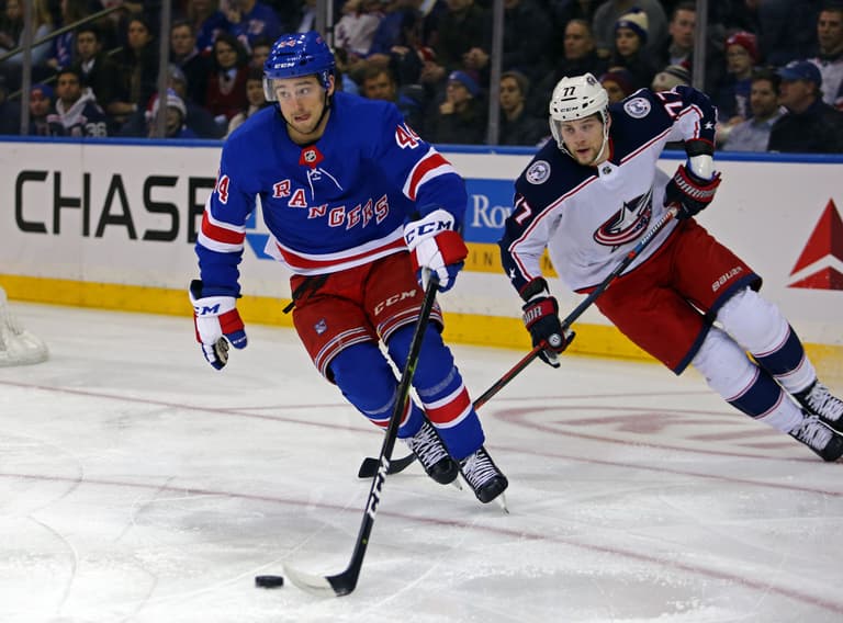 NHL: Columbus Blue Jackets at New York Rangers