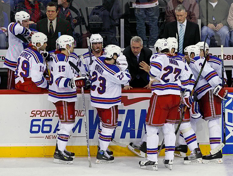 NHL: New York Rangers at New Jersey Devils
