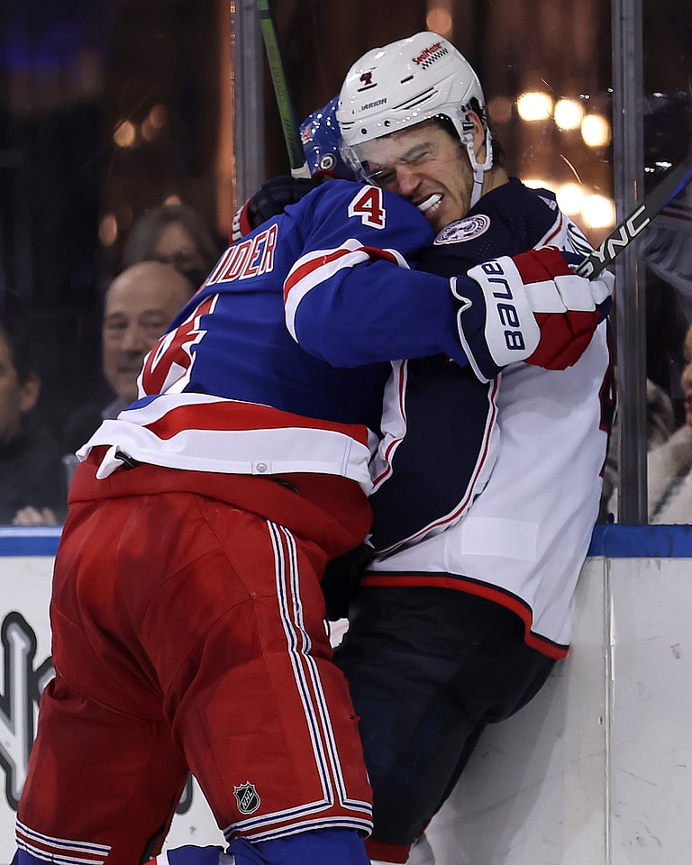 NHL: Columbus Blue Jackets at New York Rangers