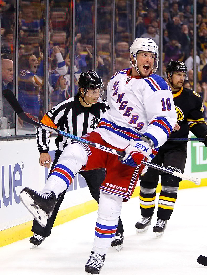 NHL: New York Rangers at Boston Bruins