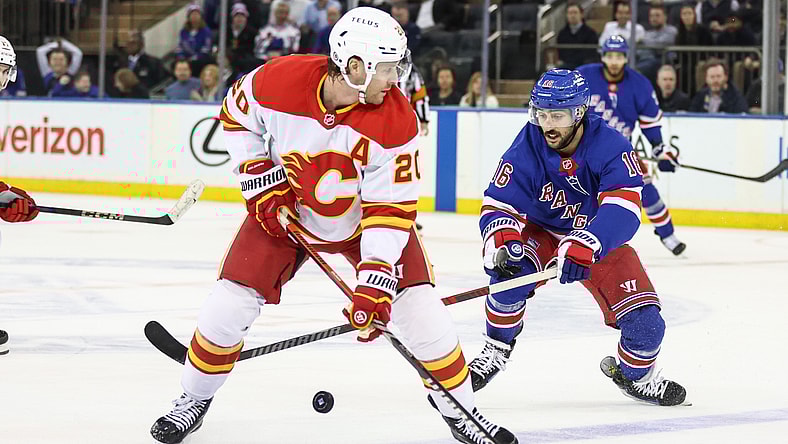 NHL: Calgary Flames at New York Rangers