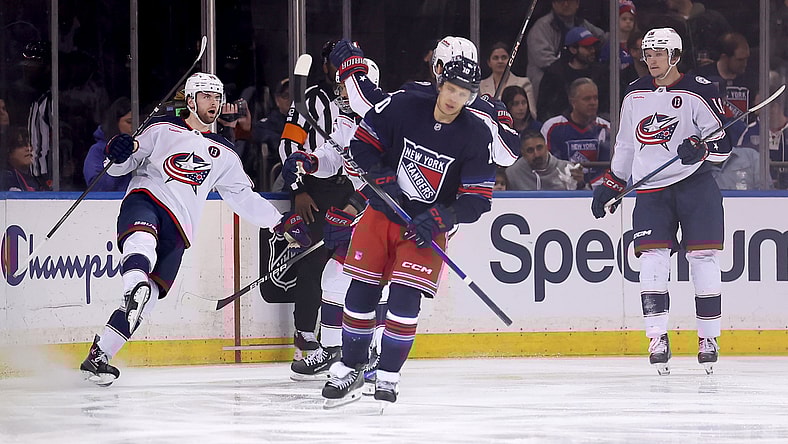 NHL: Columbus Blue Jackets at New York Rangers