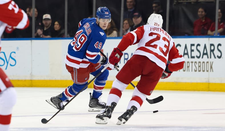 NHL: Detroit Red Wings at New York Rangers
