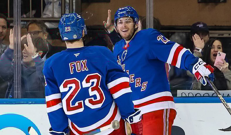 NHL: Vancouver Canucks at New York Rangers