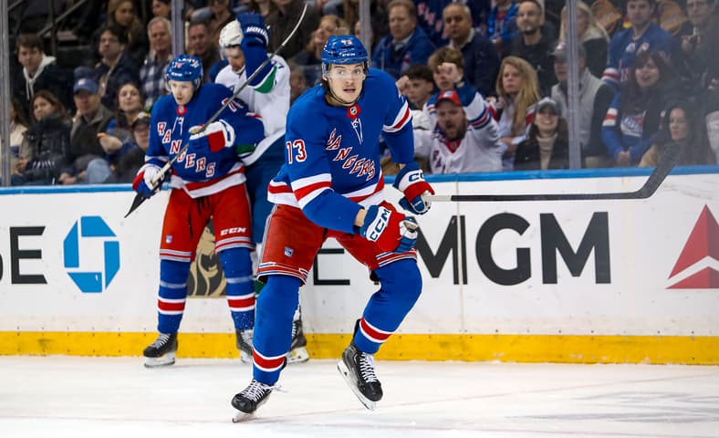 NHL: Vancouver Canucks at New York Rangers