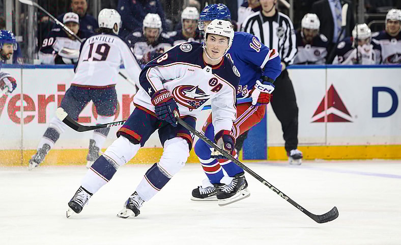NHL: Columbus Blue Jackets at New York Rangers
