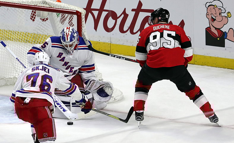 NHL: New York Rangers at Ottawa Senators
