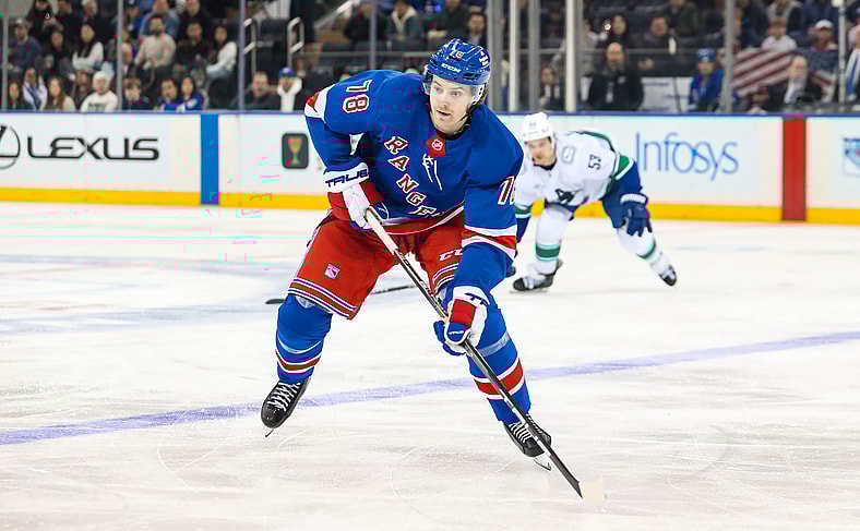NHL: Vancouver Canucks at New York Rangers