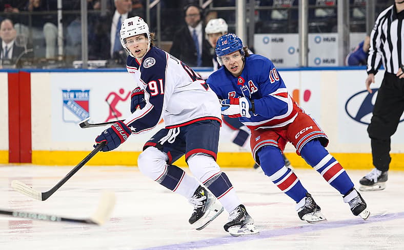 NHL: Columbus Blue Jackets at New York Rangers