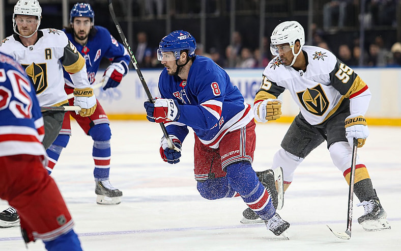NHL: Vegas Golden Knights at New York Rangers