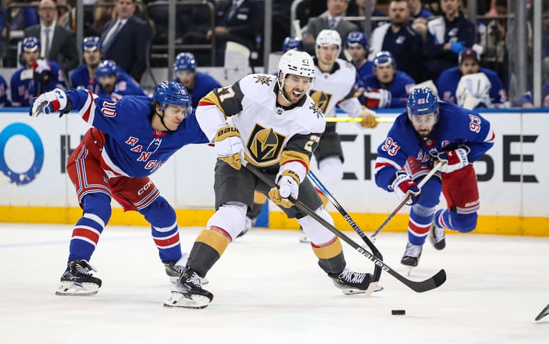 NHL: Vegas Golden Knights at New York Rangers