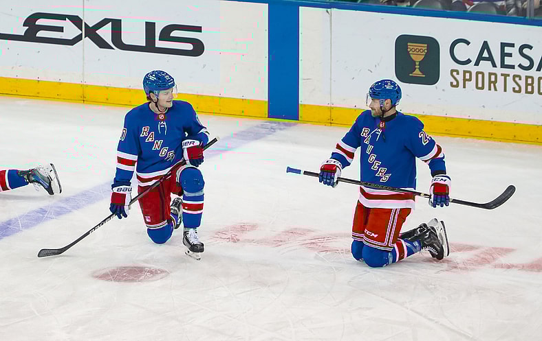 NHL: Vancouver Canucks at New York Rangers