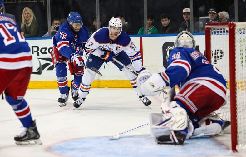 NHL: Edmonton Oilers at New York Rangers