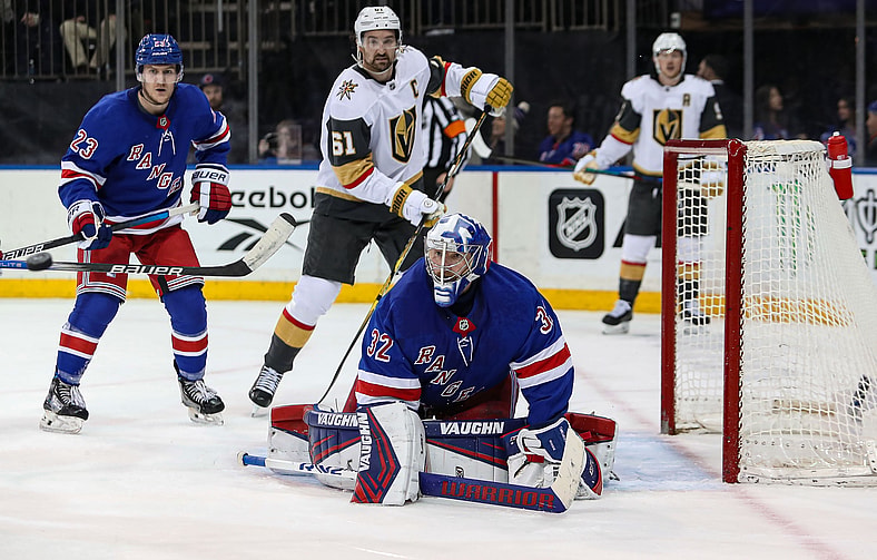 NHL: Vegas Golden Knights at New York Rangers