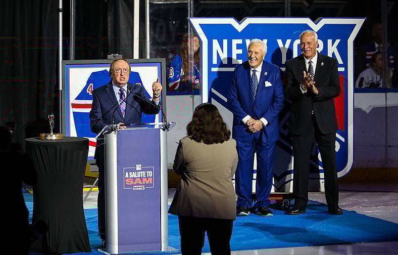 NHL: Vancouver Canucks at New York Rangers