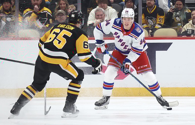 NHL: New York Rangers at Pittsburgh Penguins