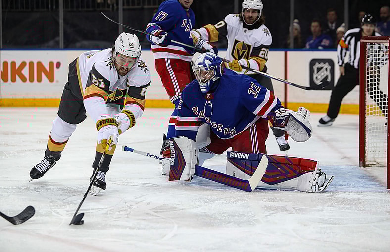 NHL: Vegas Golden Knights at New York Rangers