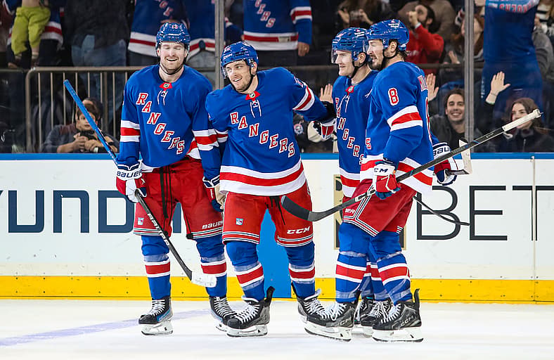 NHL: Vancouver Canucks at New York Rangers