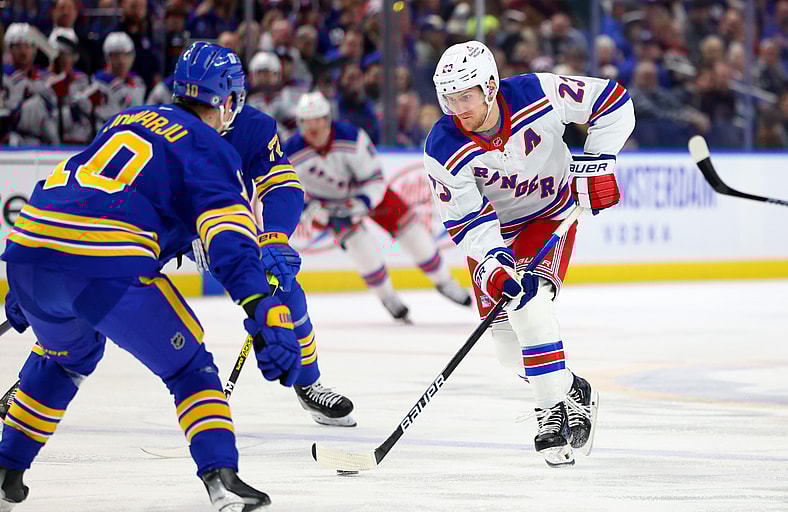 NHL: New York Rangers at Buffalo Sabres