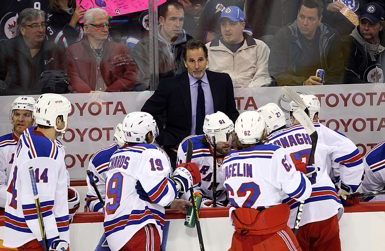 NHL: New York Rangers at Winnipeg Jets