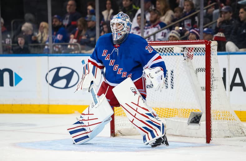 NHL: Vancouver Canucks at New York Rangers