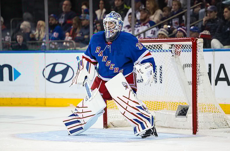 NHL: Vancouver Canucks at New York Rangers