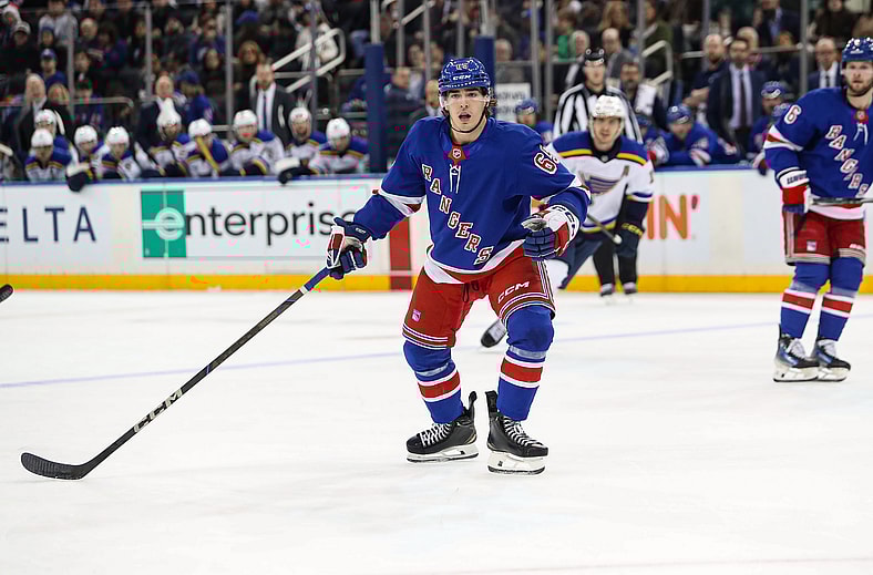 NHL: St. Louis Blues at New York Rangers