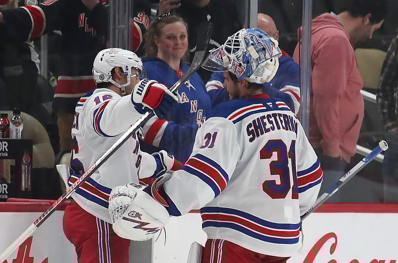 NHL: New York Rangers at Pittsburgh Penguins