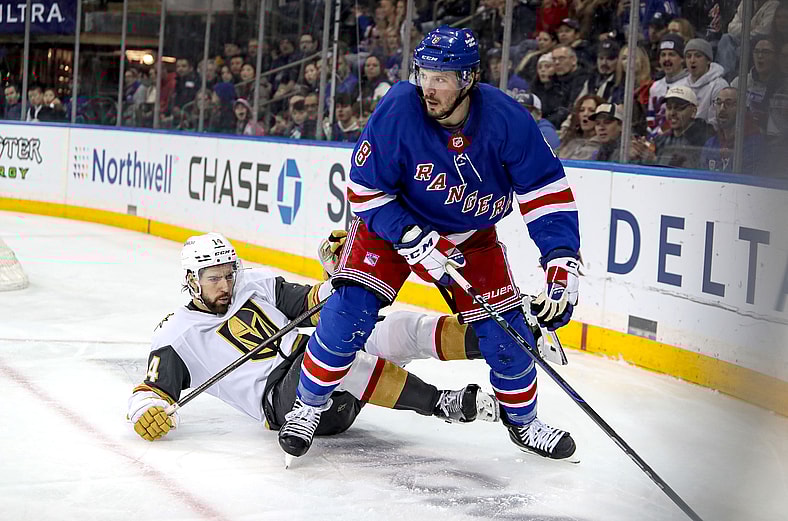 NHL: Vegas Golden Knights at New York Rangers