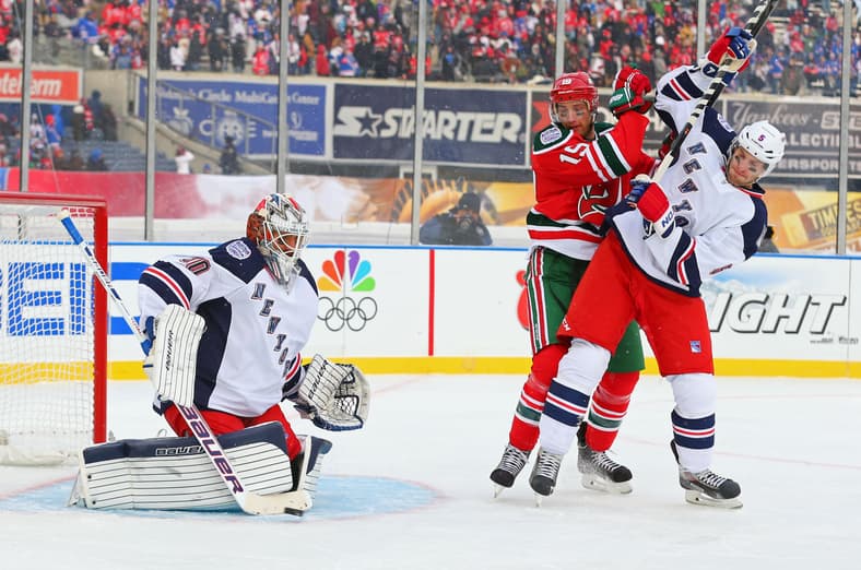 NHL: Stadium Series-New York Rangers at New Jersey Devils