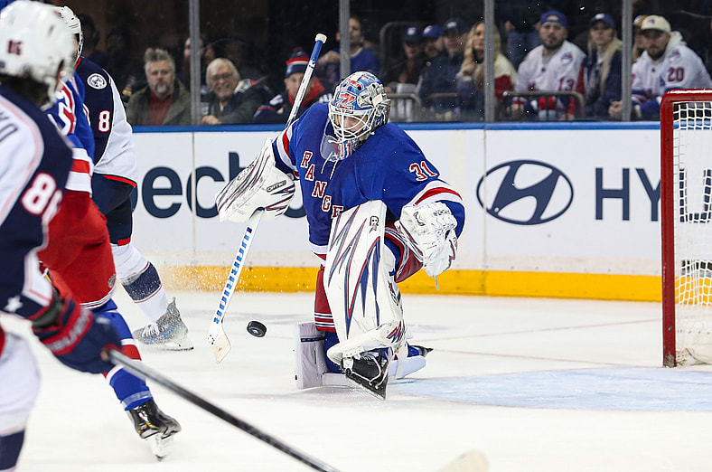 NHL: Columbus Blue Jackets at New York Rangers