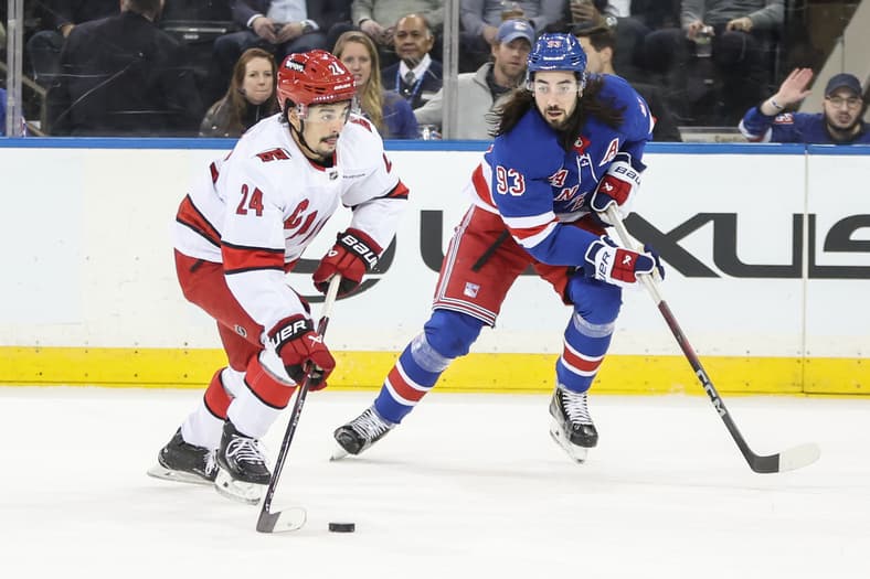 NHL: Carolina Hurricanes at New York Rangers