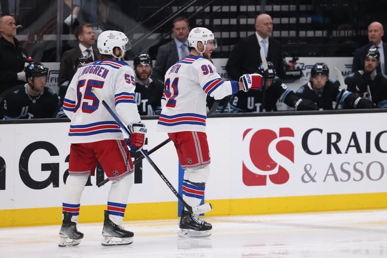 NHL: New York Rangers at Utah