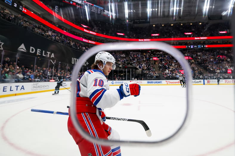 NHL: New York Rangers at Utah