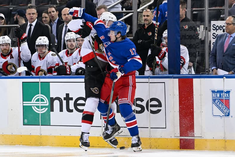 NHL: Ottawa Senators at New York Rangers