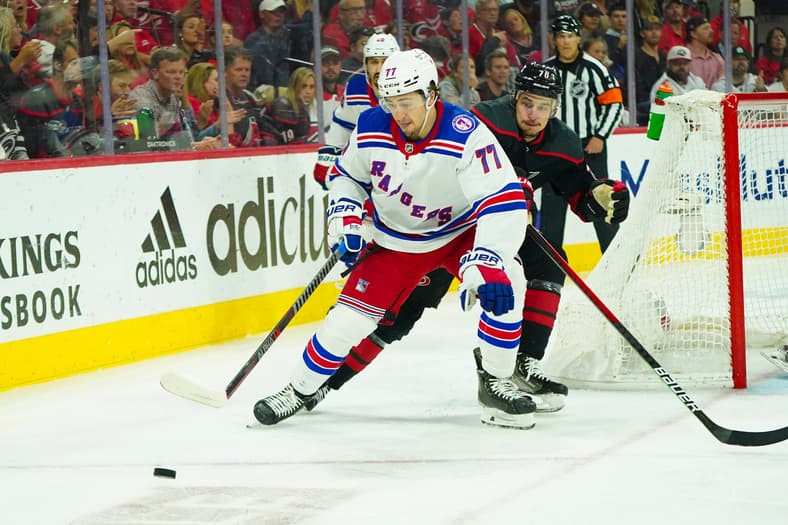 NHL: Stanley Cup Playoffs-New York Rangers at Carolina Hurricanes